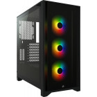Corsair iCUE 4000X RGB Tempered Glass Black