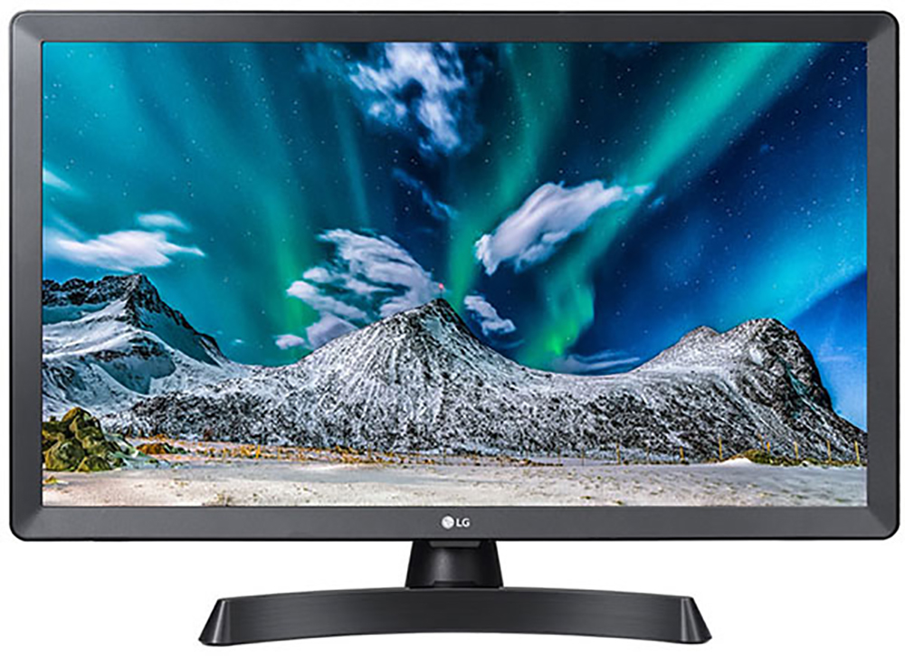 Televizor LED LG Monitor TV 24TL510V-PZ Seria TL510V 60cm negru-gri HD Ready