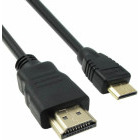 Cablu video Logilink CH0023 Mini HDMI Male - HDMI Male, v1.4, 2 m, Negru