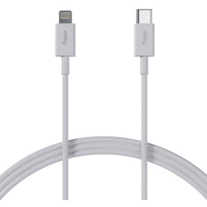 Cablu de date / adaptor Allity AUC-03, USB-C Male la Lightning Male, 27 W, 1 m, White