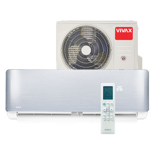 Aer conditionat VIVAX R-Design Silver, 12000 BTU, Clasa A+++/A++, Wi-Fi, Inverter, Golden Fin, Ionizator + Kit instalare inclus