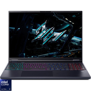 Acer Gaming 16'' Predator Helios Neo 16 AI PHN16-73, WQXGA IPS 240Hz, Procesor Intel® Core™ Ultra 9 275HX (36M Cache, up to 5.40 GHz), 64GB DDR5, 1TB SSD, GeForce RTX 5070 Ti 12GB, No OS, Abyssal Black