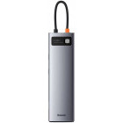 Baseus Docking Station CAHUB-CT0G, USB Tip C, 11-in-1, incarcare 100W, redare 4K, Gigabit LAN, pana la 3 ecrane suplimentare