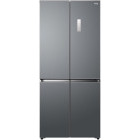 Frigider Side By Side TCL RC521CXE0, 521 L, Clasa E, Total No Frost, Inverter, Metal Cooling, T-Fresh, Multi Air-Flow, Pure Air, T-Temp, AI Radar, Control electronic, 190 cm, Inox