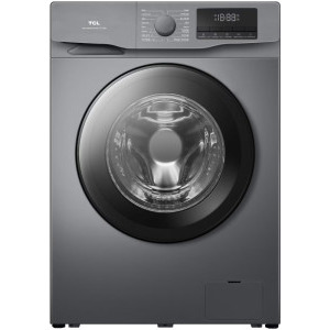 Masina de spalat rufe TCL FF0812SA0, 8 kg, 1200 RPM, Clasa A, Inverter, Steam Wash, Drum Clean, Honeycomb Drum, Argintiu