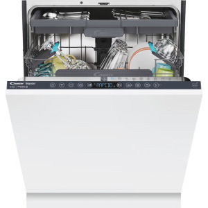 Masina de spalat vase incorporabila Candy CI 6B4S1PSA, 16 seturi, 10 programe, Clasa B, Inverter, Power Wash, Automatic open door, Add-dish, Wash&Dry 35’, Maxi Tub, 60 cm