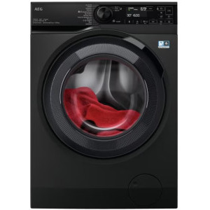 Masina de spalat rufe cu uscator AEG LWR73166OE, Spalare 10 kg, Uscare 6 kg, 1600 RPM, Clase A, Inverter, ProSense, ProSteam, Time Save, AquaControl, Negru