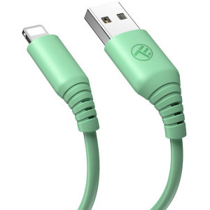 Tellur USB Male la Lightning Male, 1 m, Green, amperaj maxim suportat 3A