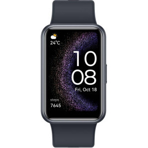 Huawei Watch Fit SE, Silicone Strap, Starry Black