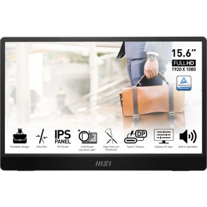 MSI Portabil Pro MP161 15.6 inch FHD IPS 4 ms 60 Hz USB-C
