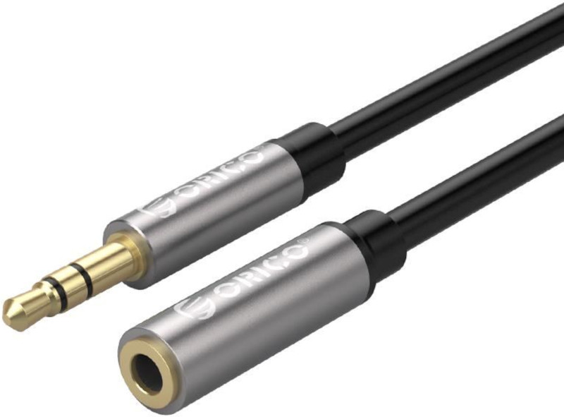 Cablu audio Orico Jack 3.5 mm Male - Jack 3.5 mm Female, 1.5m, negru