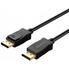 Cablu video Orico DisplayPort Male - DisplayPort Male, 1m, negru