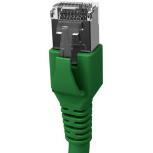 Schrack CAT6a Patch Cable S/FTP 0.5m verde