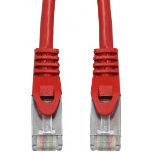 Schrack CAT6 Patch Cable S/FTP 1m rosu