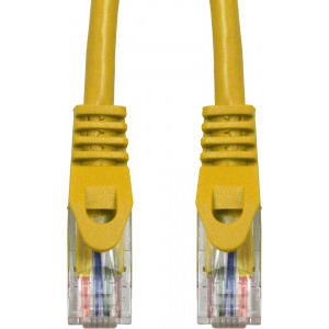 Schrack CAT6 Patch Cable U/UTP 1m galben