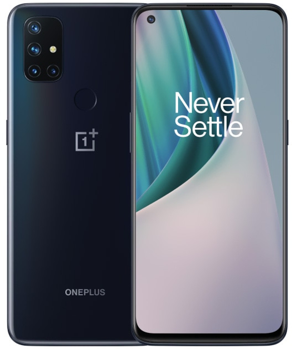 Smartphone OnePlus Nord N10, 5G Edition, 128GB, 6GB RAM Dual SIM, 5G, 5-Camere, Android 10, Midnight Ice 