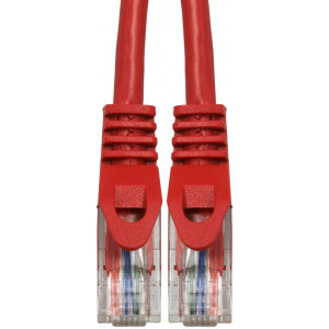 Schrack Cat.5 Patch Cable U/UTP 3m rosu