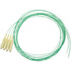 Cablu retea Schrack Pigtail SC, 50/125µm OM3, 2m, Easy Strip,Aqua,4buc