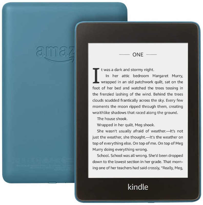 E-book Reader Amazon All-new Kindle Paperwhite (2018) Glare-Free, Touch Screen, 6 inch, 8GB, Wi-Fi, Blue