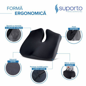 Suporto Set perna sezut si perna lombara confort