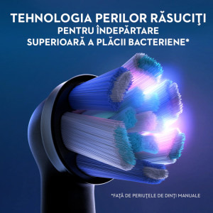 Oral-B Rezerva periuta de dinti electrica iO Ultimate Clean Negru, 4 buc
