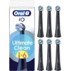 Oral-B Rezerva periuta de dinti electrica iO Ultimate Clean Negru, 6 buc