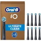 Oral-B Rezerva periuta de dinti electrica iO Ultimate Clean Negru, 8 buc