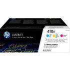 HP Toner 410X 3-Pack Cyan, Magenta, Yellow
