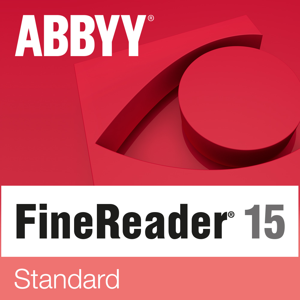 Abbyy FineReader 15 Standard, 5 useri, Mentenanta software, 1 an, Electronic