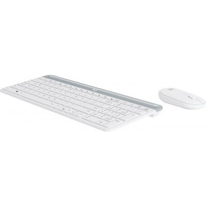 Logitech MK470 Slim Wireless Combo White