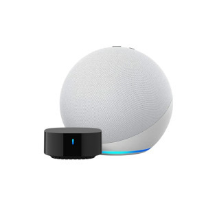 BroadLink Telecomanda universala IR TV Mate, Integrare Alexa, Google Assistant & IFTTT, Aplicatie, Distanta 8m