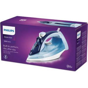 Philips Fier de calcat DST5030/20, 2400W, 45g/min, Alb/Albastru