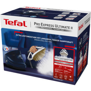 Tefal Statie de calcat Pro Express Ultimate GV9720E0, 3000W, 170g/min, Albastru/Alb
