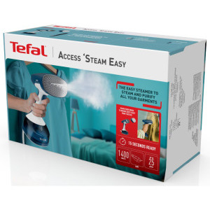 Tefal Aparat de calcat vertical Access Steam Easy DT7130E1, 1400W, 15g/min, Alb/Albastru