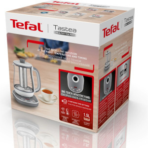 Tefal Infuzor pentru ceai Tefal Tastea BJ551B10, 1430W, 1.5L, Alb/Gri