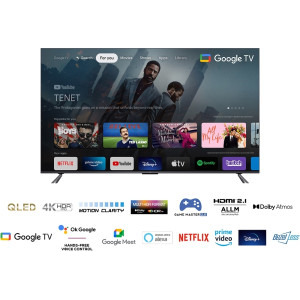 TCL Smart TV QLED 85C645 Seria C645 214cm gri-negru 4K UHD HDR