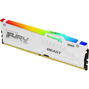 Kingston FURY Beast RGB White 16GB DDR5 6400MHz CL32