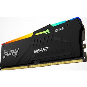 Memorie Kingston FURY Beast RGB 16GB DDR5 5200MHz CL40 - PC Garage