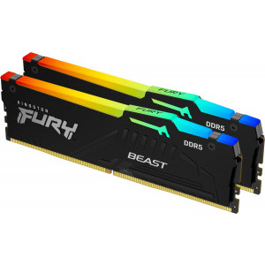 Memorie Kingston FURY Beast RGB 32GB DDR5 5600MHz CL40 Dual