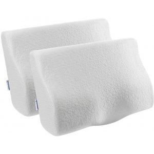 Suporto Set 2x perne cu suport cervical din spuma cu memorie pentru copii 12-16 ani