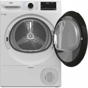 Beko B5T68243, Pompa de caldura, 8 kg, Clasa C, Eco Gentle, Optisense, Aquawave, IronFinish, Alb