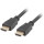 Cablu video Lanberg HDMI Male - HDMI Male, v1.4, 1m, negru