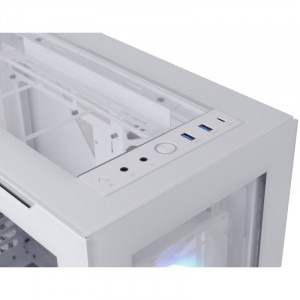 Thermaltake Divider 500 Tempered Glass aRGB White