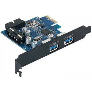 Orico PVU3-2O2I 1x PCI-E Male - 2x USB 3.0 Female PCI-Express Card