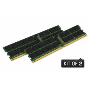 Kingston Memorie ECC RDIMM DDR2 8GB 400MHz CL3 1.8v Dual Rank x4 Dual Channel Kit - compatibil HP/Compaq