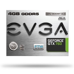EVGA GeForce GTX 760 FTW ACX Cooling 4GB GDDR5 256-bit