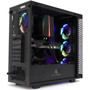 Gaming [AlphaGear] Werewolf Powered By MSI, AMD Ryzen 7 5800X 3.8GHz, 16GB DDR4, 1TB SSD, RTX 3060 12GB GDDR6, Iluminare RGB