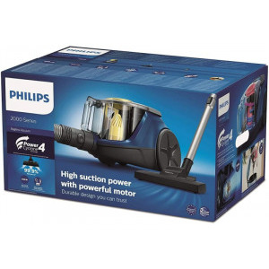Philips Seria 2000 XB2125/09, fara sac, 850W, 1.3L, Albastru