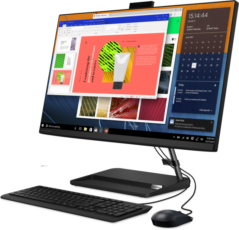 All-In-One PC Lenovo IdeaCentre 3 27ITL6, 27 inch FHD IPS, Procesor Intel® Core™ i5-1135G7 4.2GHz Tiger Lake, 8GB RAM, 512GB SSD, Iris Xe Graphics, Camera Web, no OS