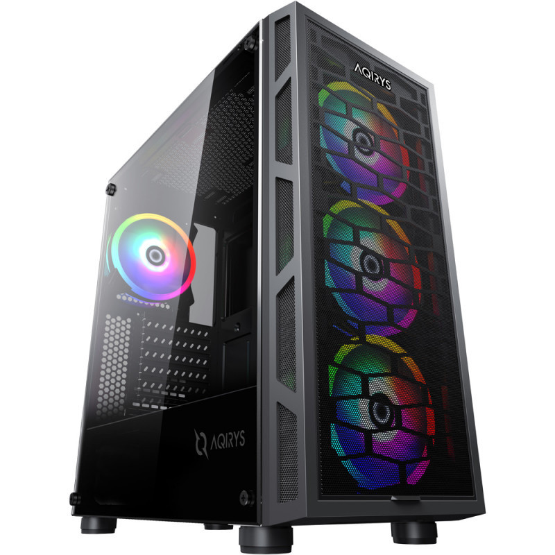 PC FirstGear Gaming Razor, AMD Ryzen 5 3600 3.6GHz, 16GB DDR4, 512GB SSD, GTX 1650 4GB GDDR6, Iluminare RGB